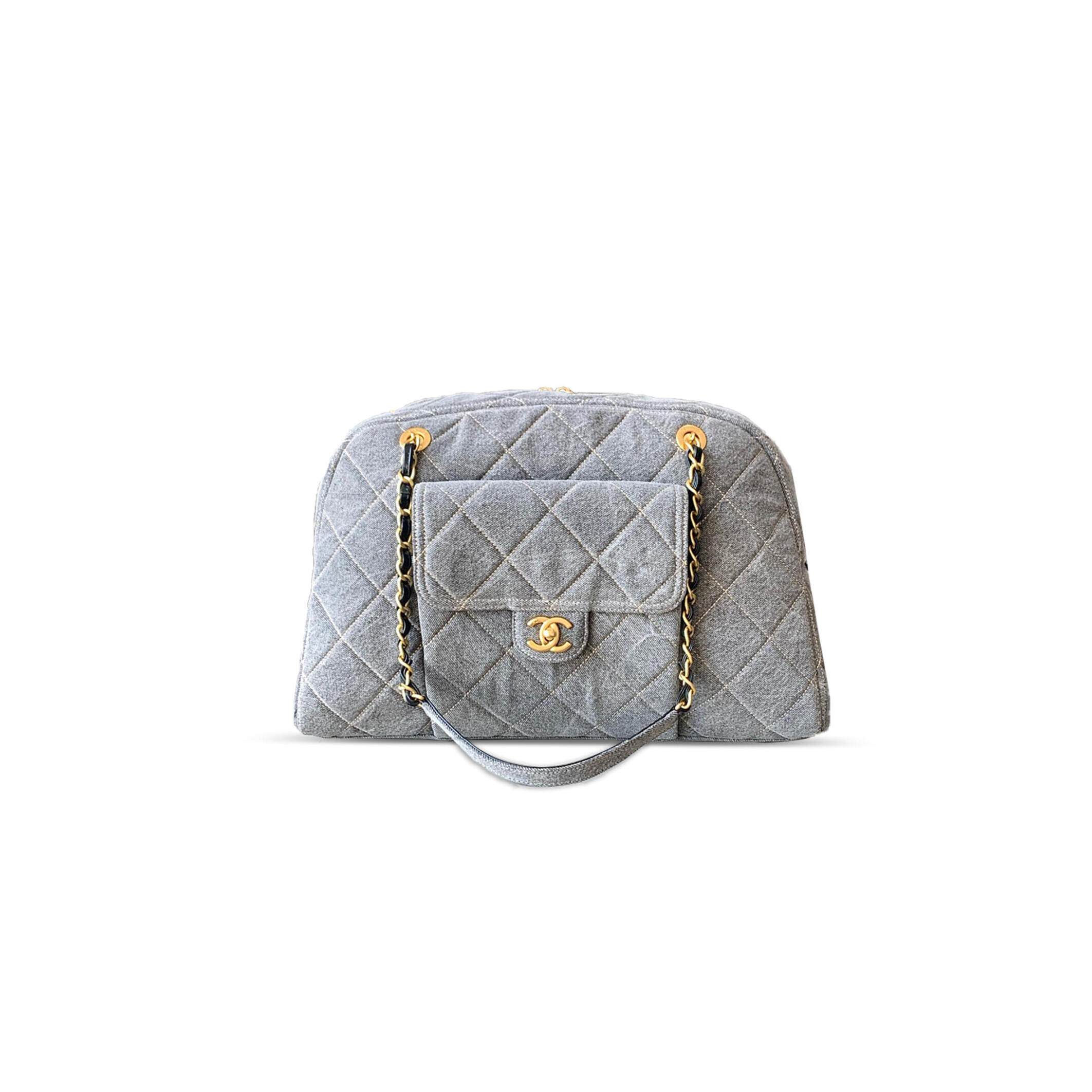 Ch*el maxi bowling bag 2343961 (44*28*15.5cm)